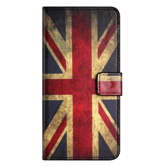 Samsung Galaxy S24 Læder Cover m. Pung & Ståfunktion - Union Jack