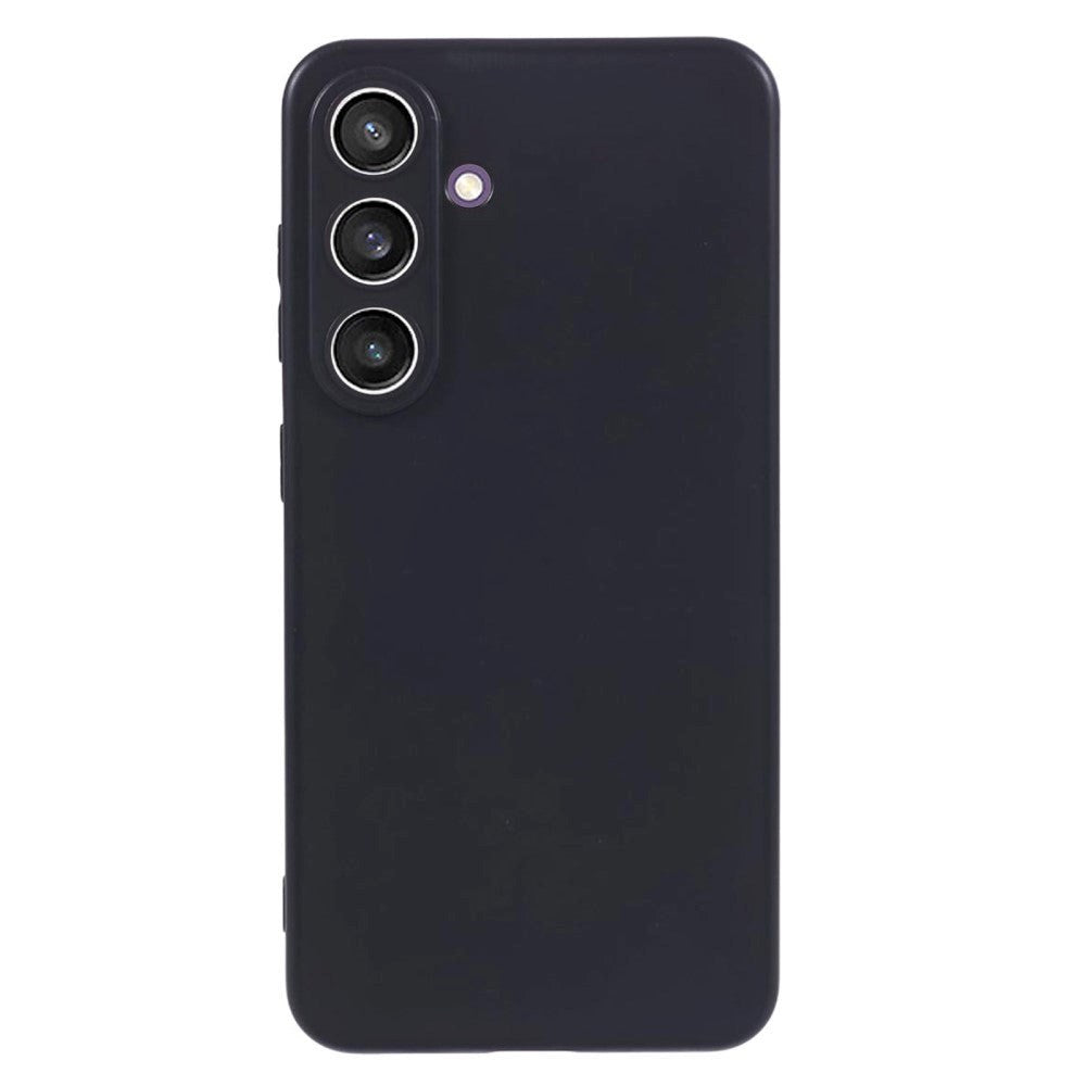 Samsung Galaxy S24 Fleksibelt TPU Plastik Cover - Sort