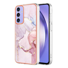 Samsung Galaxy A15 (5G) / A15 Hybrid Plastik Cover - Rose Gold Marmor