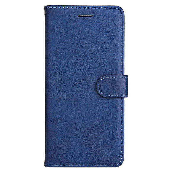 Samsung Galaxy A15 (5G) / A15 Læder Cover m. Pung og Strop - Blå