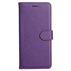 Samsung Galaxy A15 (5G) / A15 Læder Cover m. Pung og Strop - Lilla