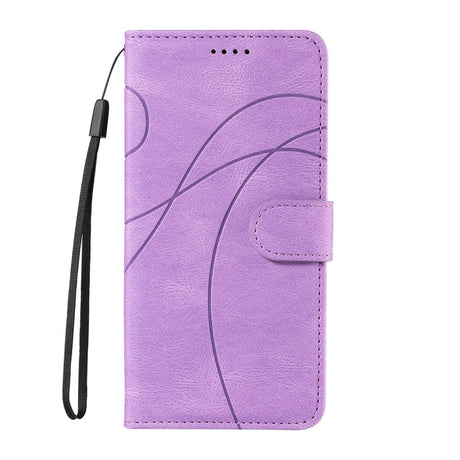 Samsung Galaxy S24 Ultra PU Læder Cover m. Pung & Strop - Lilla