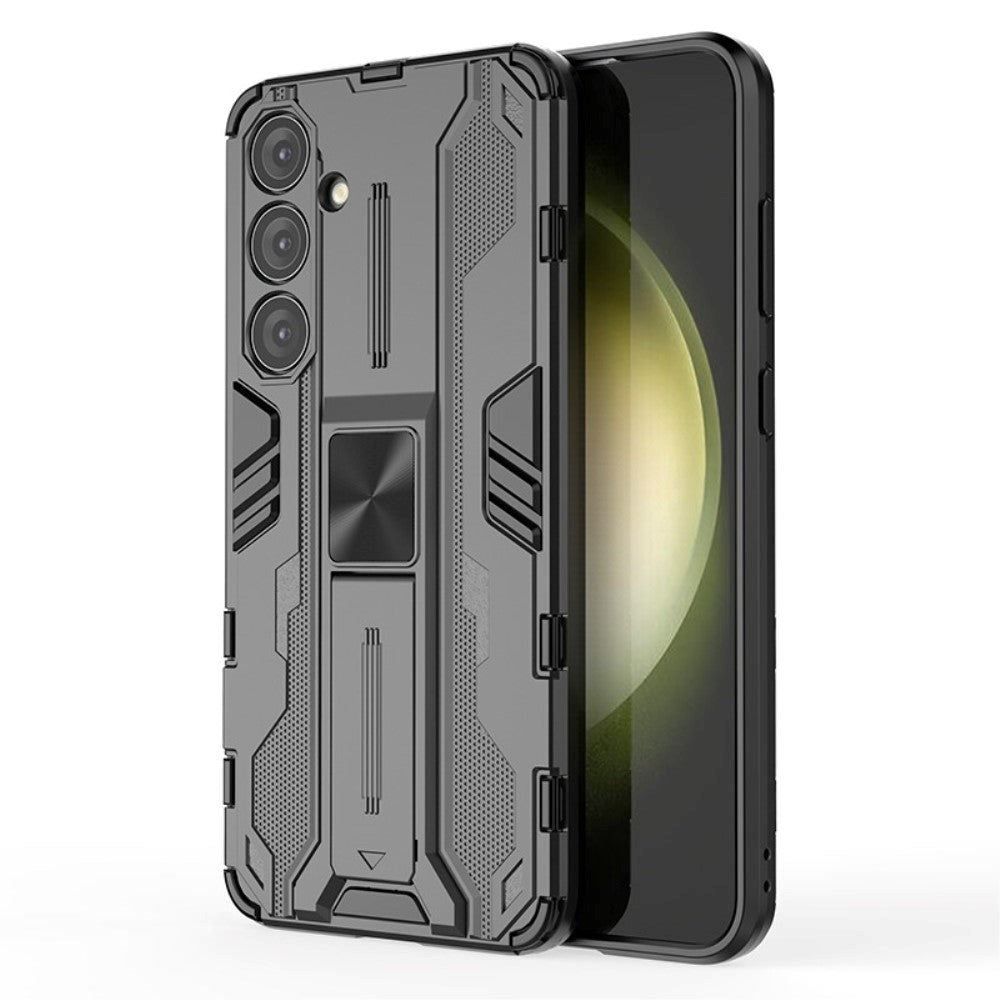 Samsung Galaxy S24+ (Plus) Håndværker Cover m. Kickstand - Sort