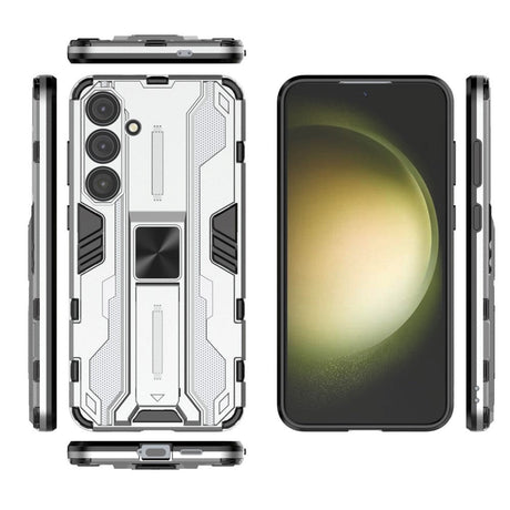 Samsung Galaxy S24+ (Plus) Håndværker Cover m. Kickstand - Sølv