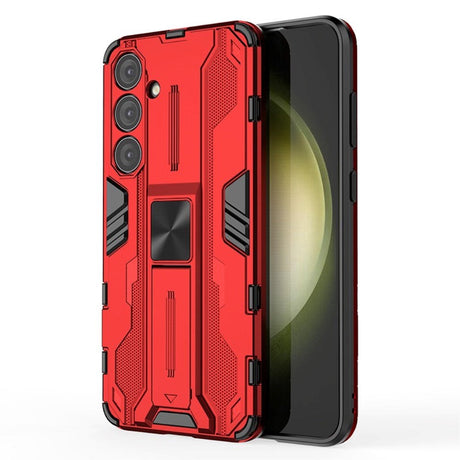 Samsung Galaxy S24+ (Plus) Håndværker Cover m. Kickstand - Rød