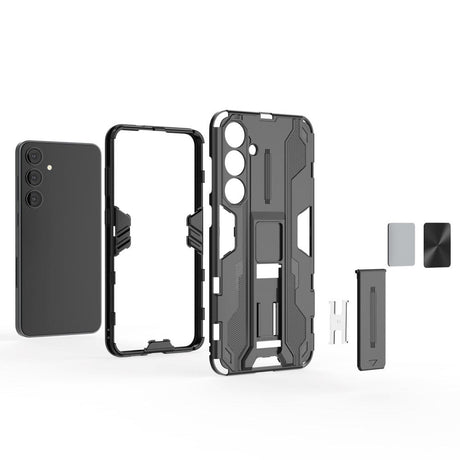 Samsung Galaxy S24+ (Plus) Håndværker Cover m. Kickstand - Rød
