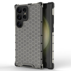 Samsung Galaxy S24 Ultra Honeycomb Hybrid Cover - Sort