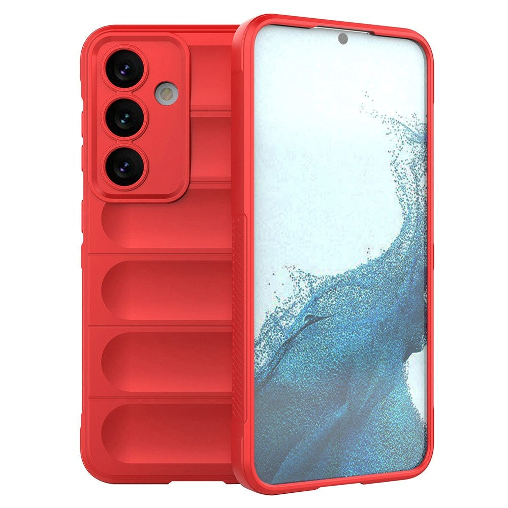 Samsung Galaxy S24+ (Plus) Fleksibelt Plastik Cover - Rød