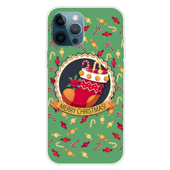 iPhone 15 Pro Fleksibelt Plastik Jule Cover - Merry Christmas - Julesok