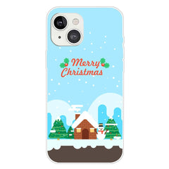 iPhone 15 Fleksibelt Plastik Jule Cover - Merry Christmas - Julehygge