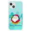 iPhone 15 Fleksibelt Plastik Jule Cover - Merry Christmas - Tegneserie Julemand