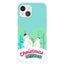 iPhone 15 Fleksibelt Plastik Jule Cover - Merry Christmas - Snemænd