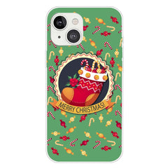 iPhone 15 Fleksibelt Plastik Jule Cover - Merry Christmas - Julesok