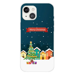iPhone 15 Fleksibelt Plastik Jule Cover - Merry Christmas - Juleby