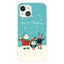 iPhone 15 Fleksibelt Plastik Jule Cover - Merry Christmas - Venner i Sneen