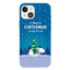 iPhone 15 Fleksibelt Plastik Jule Cover - Merry Christmas - Snemand & Juletræ