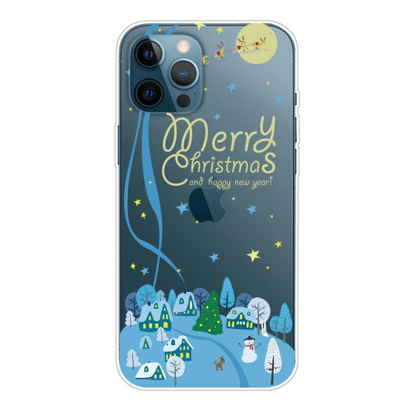 iPhone 15 Pro Fleksibelt Plastik Jule Cover - Juleby