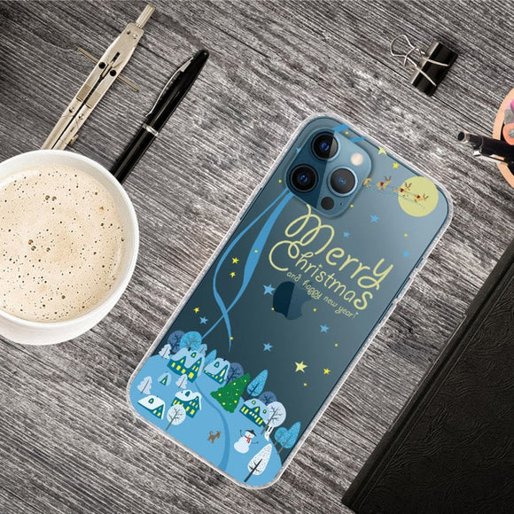 iPhone 15 Pro Fleksibelt Plastik Jule Cover - Juleby