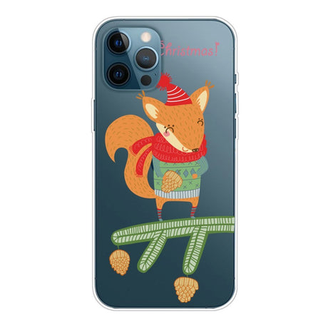 iPhone 15 Pro Fleksibelt Plastik Jule Cover - Egern