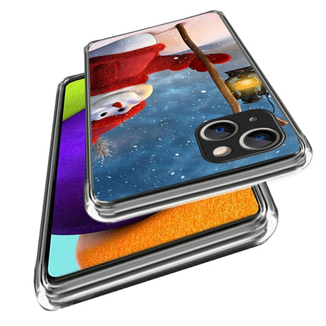 iPhone 15 Fleksibelt Plast Jule Cover - Snemand
