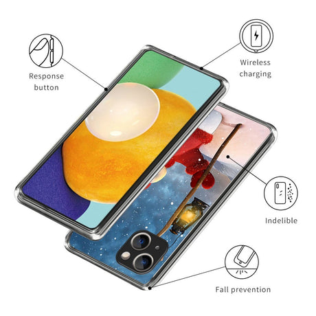 iPhone 15 Plus Fleksibelt Plast Jule Cover - Snemand