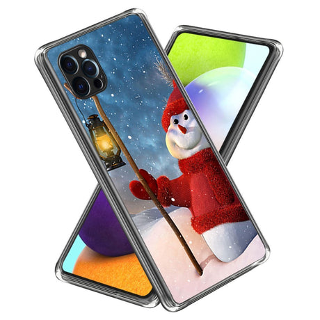 iPhone 15 Pro Fleksibelt Plast Jule Cover - Snemand