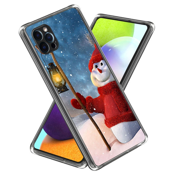 iPhone 15 Pro Fleksibelt Plast Jule Cover - Snemand