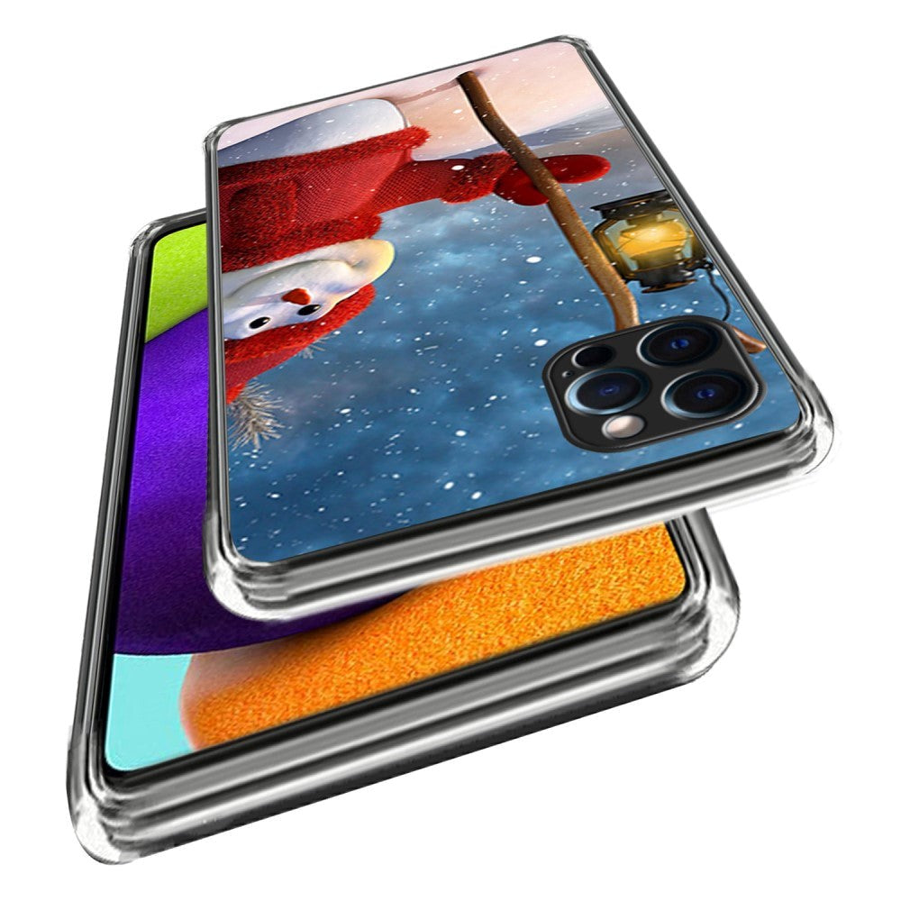 iPhone 15 Pro Fleksibelt Plast Jule Cover - Snemand