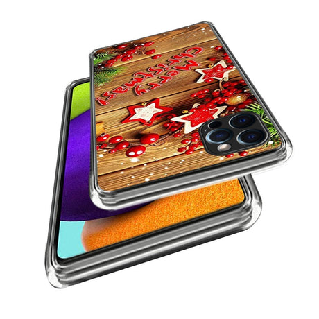 iPhone 15 Pro Max Fleksibelt Plast Jule Cover - Merry Christmas