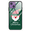 iPhone 15 Jule Cover m. Glasbagside - Merry Christmas - Julemand