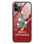 iPhone 15 Pro Jule Cover m. Glasbagside - Merry Christmas - Juletræ