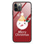 iPhone 15 Pro Jule Cover m. Glasbagside - Merry Christmas - Snemand