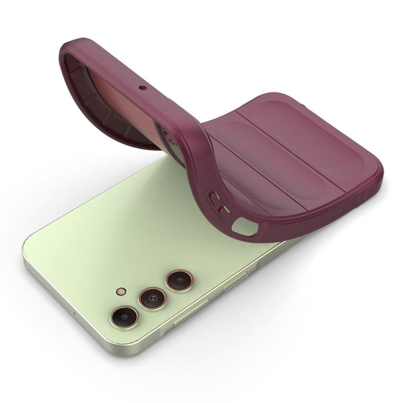 Samsung Galaxy A15 (5G) / A15 Fleksibelt Plastik Cover - Vinrød