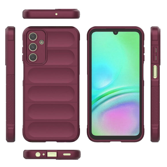 Samsung Galaxy A15 (5G) / A15 Fleksibelt Plastik Cover - Vinrød