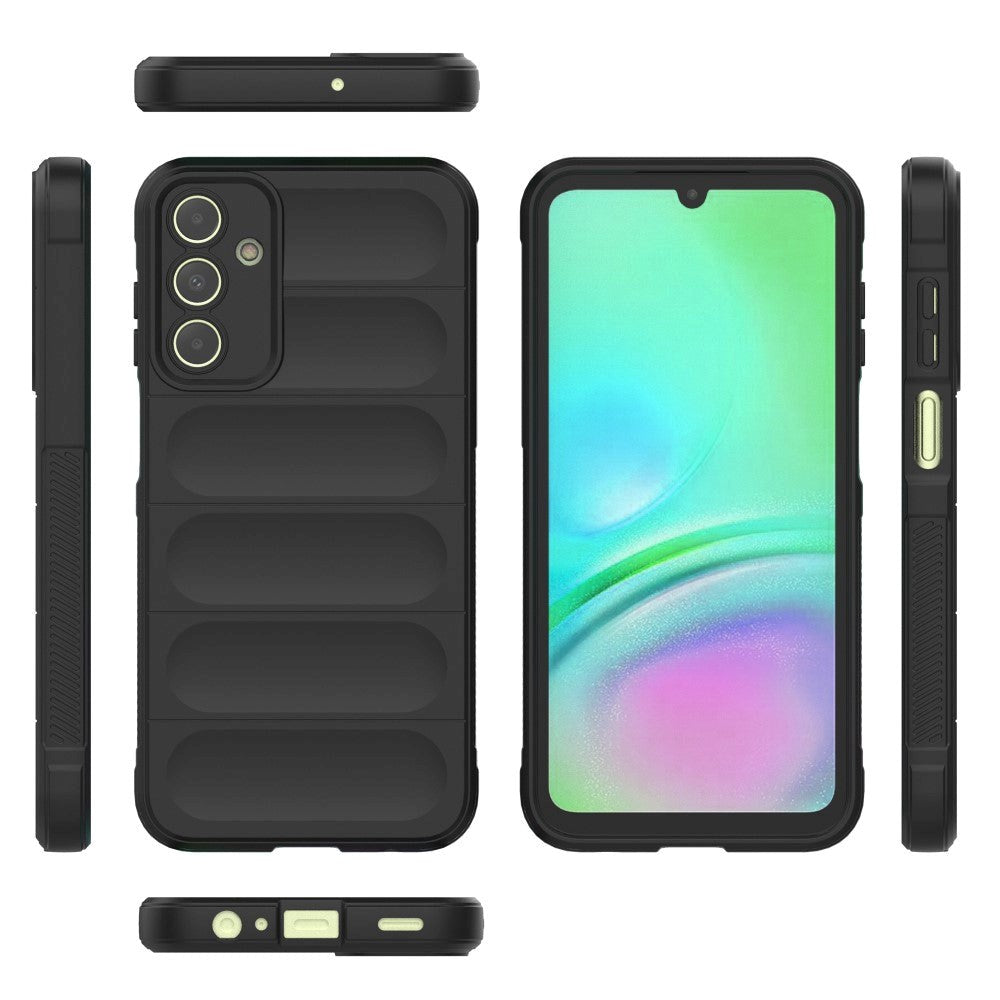 Samsung Galaxy A15 (5G) / A15 Fleksibelt Plastik Cover - Sort