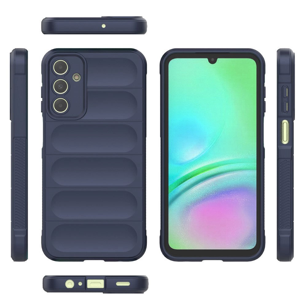 Samsung Galaxy A15 (5G) / A15 Fleksibelt Plastik Cover - Mørkeblå