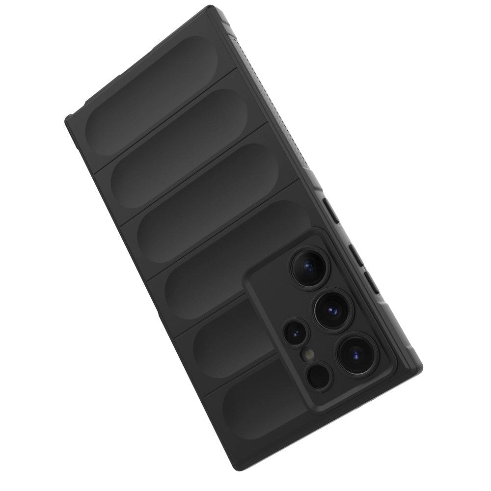 Samsung Galaxy S24 Ultra Fleksibelt Plastik Cover - Sort