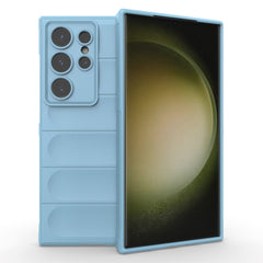 Samsung Galaxy S24 Ultra Fleksibelt Plastik Cover - Lyseblå
