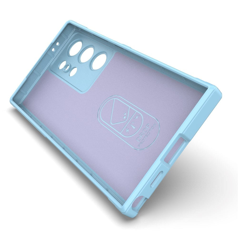 Samsung Galaxy S24 Ultra Fleksibelt Plastik Cover - Lyseblå