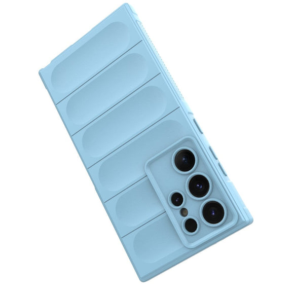 Samsung Galaxy S24 Ultra Fleksibelt Plastik Cover - Lyseblå