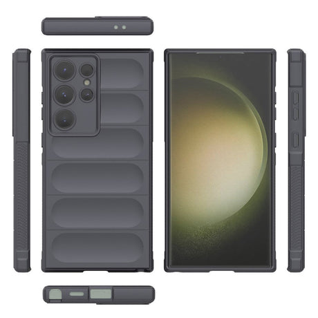 Samsung Galaxy S24 Ultra Fleksibelt Plastik Cover - Grå