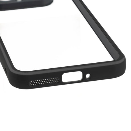 Xiaomi 14 Hybrid Plastik Cover  - Gennemsigtig / Sort