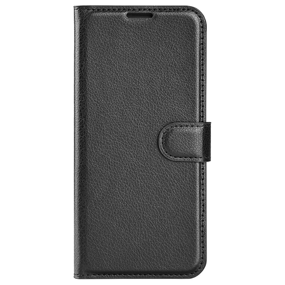 Xiaomi 14 Pro Kunstlæder Cover m. Kortholder & Ståfunktion - Sort