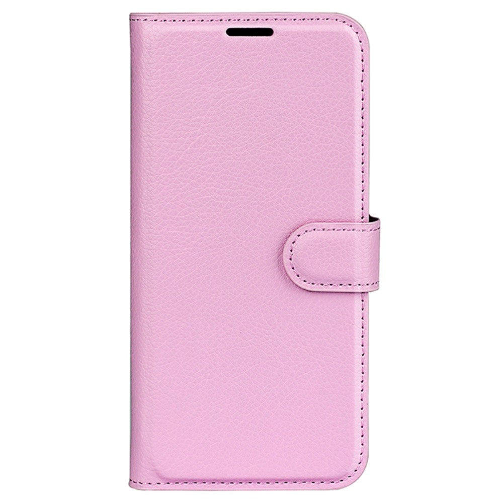 Xiaomi 14 Pro Kunstlæder Cover m. Kortholder & Ståfunktion - Lyserød