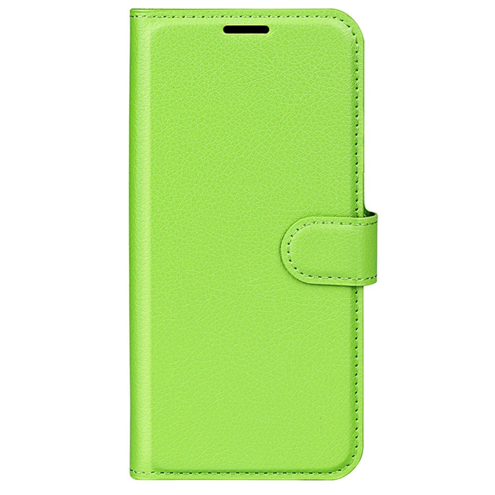 Xiaomi 14 Pro Kunstlæder Cover m. Kortholder & Ståfunktion - Grøn