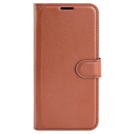 Xiaomi 14 Pro Kunstlæder Cover m. Kortholder & Ståfunktion - Brun