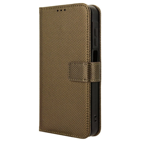 Samsung Galaxy A25 (5G) Læder Cover m. Strop & Tekstur - Brun