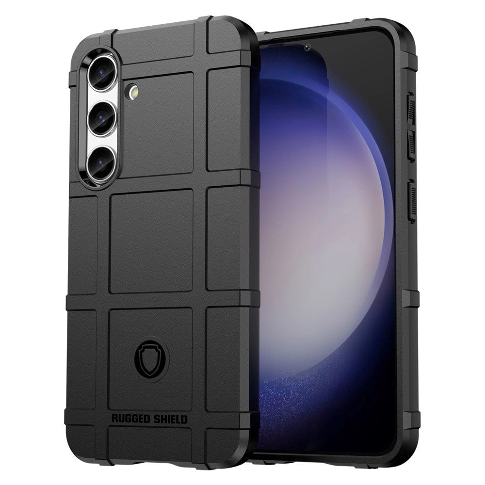 Samsung Galaxy S24 Rugged Shield Series Håndværker Cover - Sort