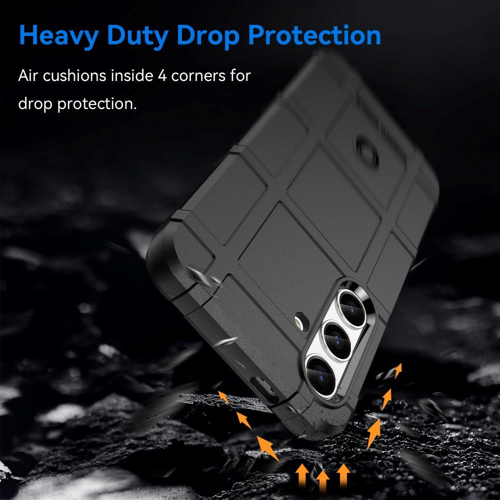 Samsung Galaxy S24 Rugged Shield Series Håndværker Cover - Sort