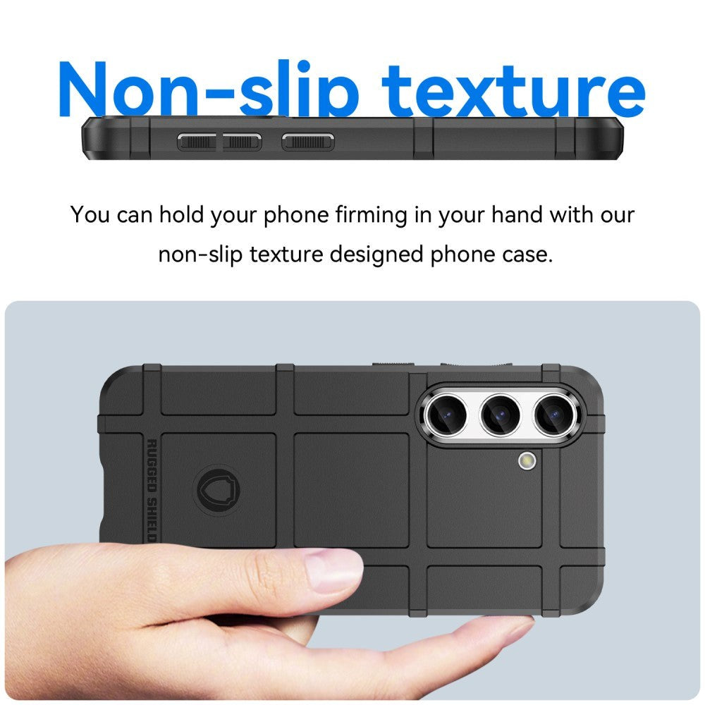Samsung Galaxy S24 Rugged Shield Series Håndværker Cover - Sort